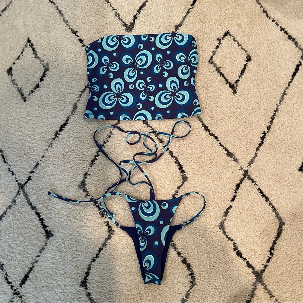 blue frankie’s bikini